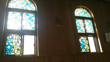 stained glass window