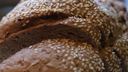 Whole Wheat Bread Baked At Home With Bio Ingredients