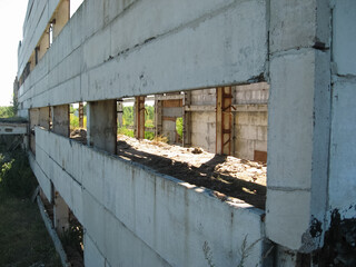 Chyhyryn Nuclear Power Plant. The building of the abandoned Ukra © Deniz