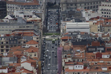 Urbanscape in the city of Bilbao