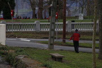 People walking in an urban environment