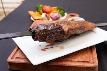 Beef fillet rump steak