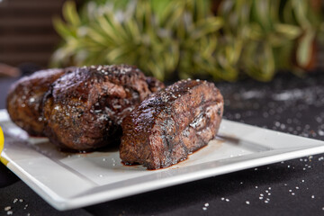 Beef fillet rump steak