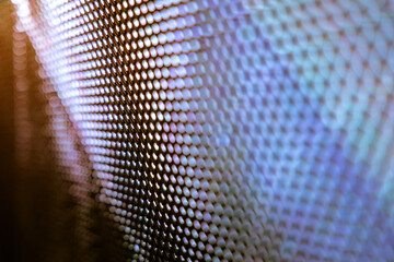 CloseUp LED blurred screen. LED soft focus background. abstract background ideal for design.