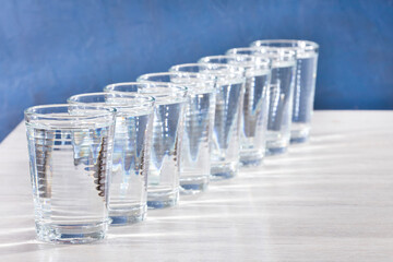 8 glasses of water a day to prevent dehydration