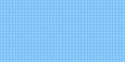 Blue squares background. Mosaic tiles pattern. Seamless vector illustration.