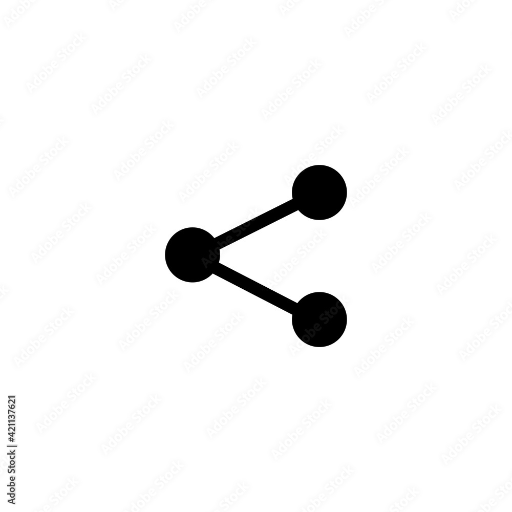 Poster share icon vector for web, computer and mobile app