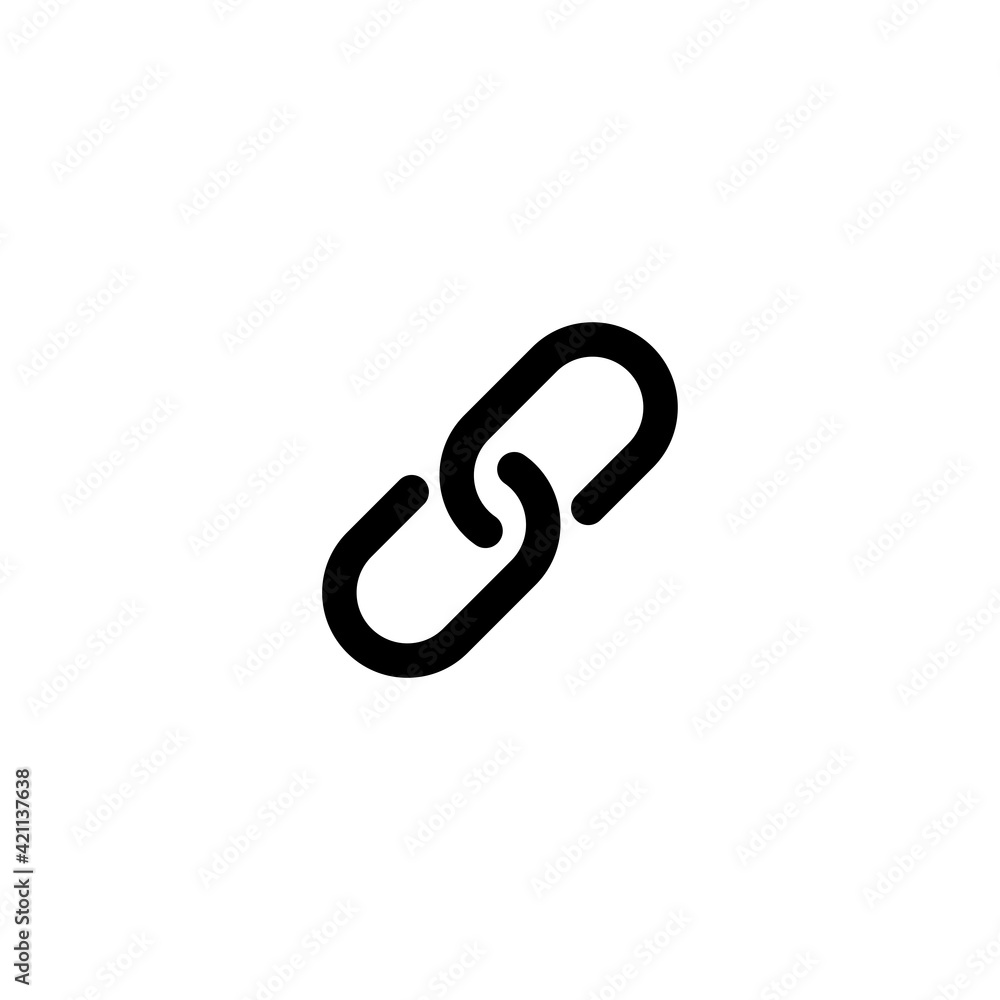 Poster link icon vector for web, computer and mobile app