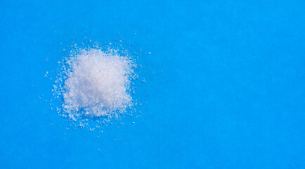 Magnesium chloride in spoon - Mineral compound