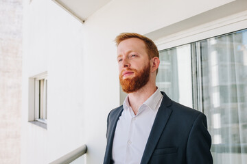 Fototapeta premium Hopeful portrait of a young entrepreneur