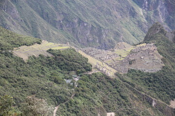 Route to Machupicchu