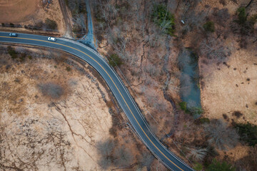 Aerial of Sourland Preserve New Jersey 