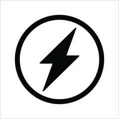 Glyph energy pixel perfect vector icon