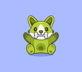 Cartoon illustrated dog