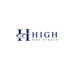 H High Way Street Logo Design Vector