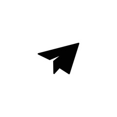 Paper plane icon vector for web, computer and mobile app