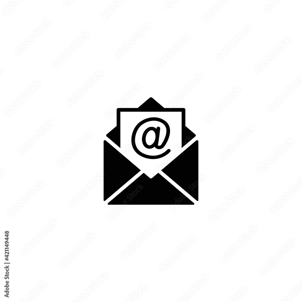 Poster mail icon, envelope icon vector for web, computer and mobile app