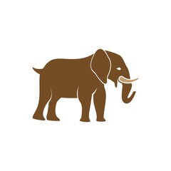 Elephant  icon design template vector isolated