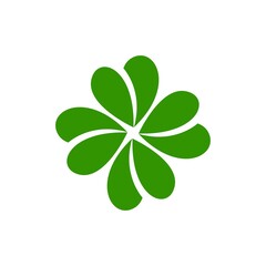 Clover icon design template vector isolated