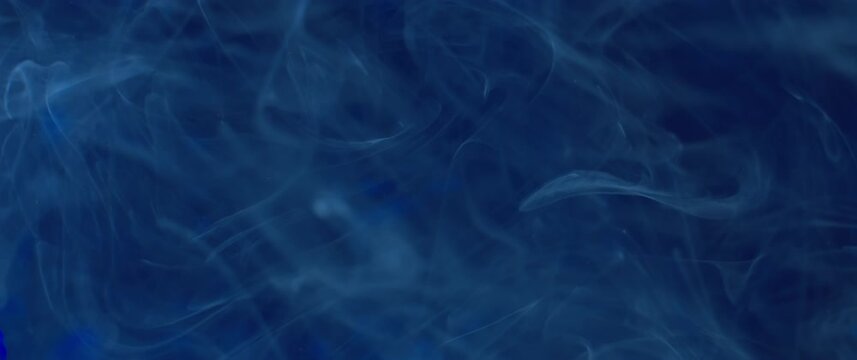 bright blue smoke effect floating