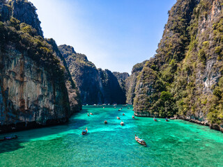 thailand, sea, beach, island, water, nature, landscape, sky, coast, blue, ocean, bay, mountain,...