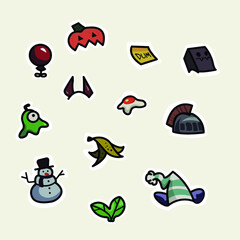 set of hats from among us