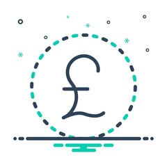Mix icon for pounds