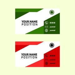 modern design template for infographics. id card elegant