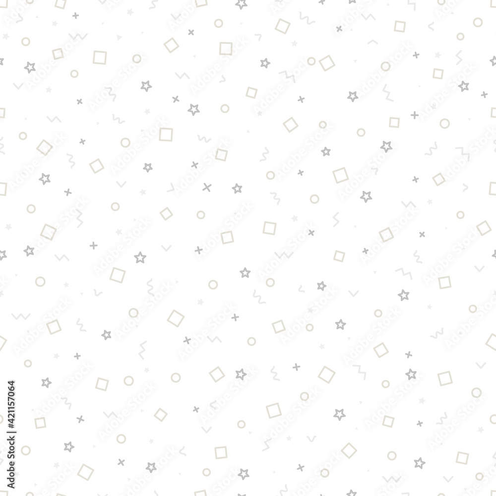 Poster Abstract seamless pattern. Abstract gray seamless pattern