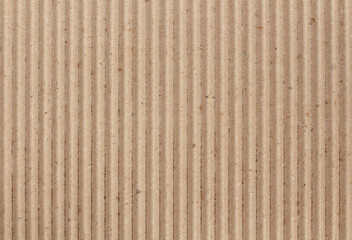 Cardboard sheet texture background, detail of recycle brown paper box pattern.