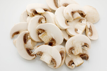 スライスしたマッシュルーム