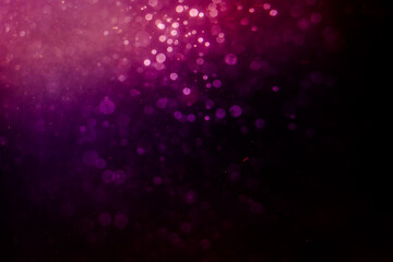 pink bokeh of lights