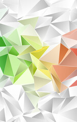 Obraz premium 3d Triangles, abstract background. Design wallpaper.