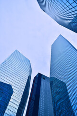 대도시의 대기업, 은행 ,증권,글로벌회사의 빌딩가