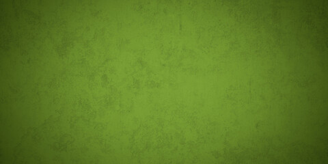 green plaster wall