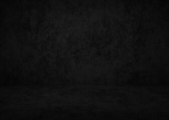 dark concrete interior