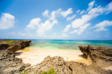 Private beach in Okinawa