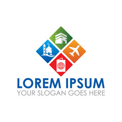 hajj vector , makkah logo vector