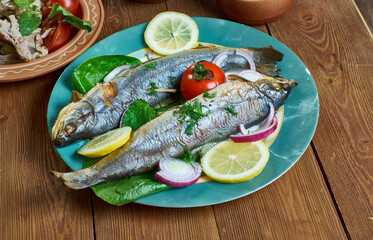 Whole Roasted Branzino