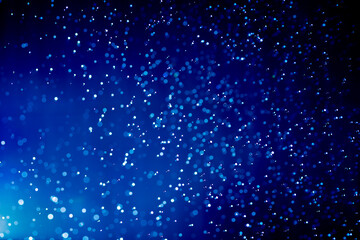 Abstract blue bokeh