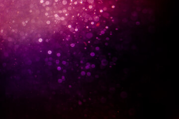 pink bokeh of lights