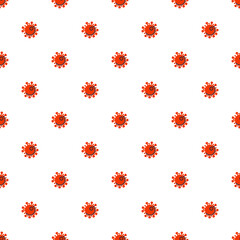 Viruses. Seamless pattern for textiles and packaging. Vector