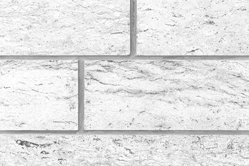 Building exterior white granite block wall texture and background seamless