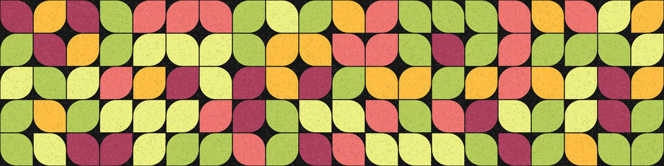 Abstract Geometric Pattern generative computational art illustration