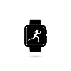 Gym watch icon with shadow