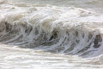 Wave on the seashore as a background.
