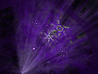 Imaginatory fractal background generated Image