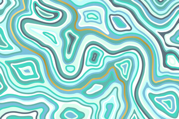 Abstract blue backround. Agate slice ripple texture imitation. Vector illustration.