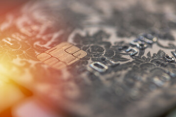 Fototapeta premium Credit cards for financial transactions