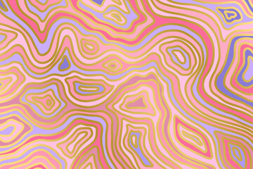 Abstract pink backround. Agate slice ripple texture imitation. Vector illustration.